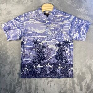 Patagonia Pataloha Mens XL Button Up Shirt Tropical Hawaiian Print Vintage